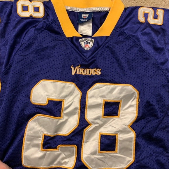 Adrian Peterson Minnesota Vikings Youth Reebok stitched NFL jersey. size XL - Picture 6 of 7